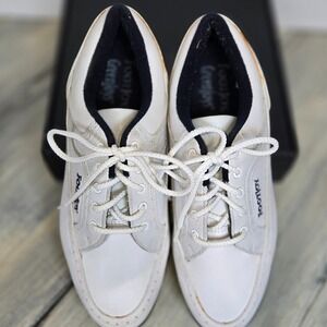 FootJoy Womens White Leather Golf Shoes‎ Size 6.5 M